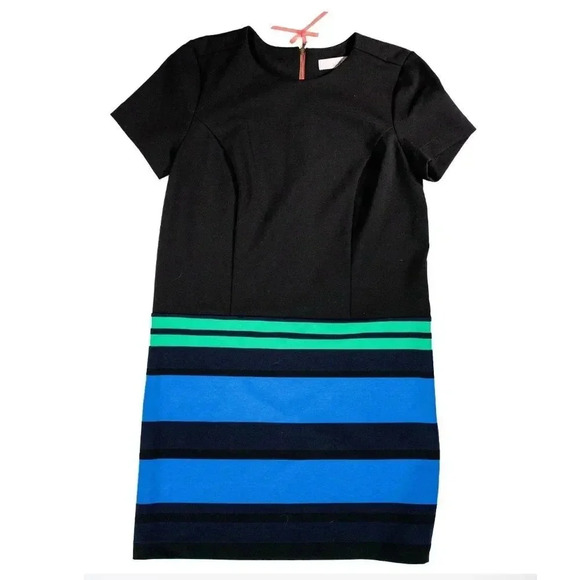 Ann Taylor Loft Color Block Shift Dress 2 - Picture 1 of 3